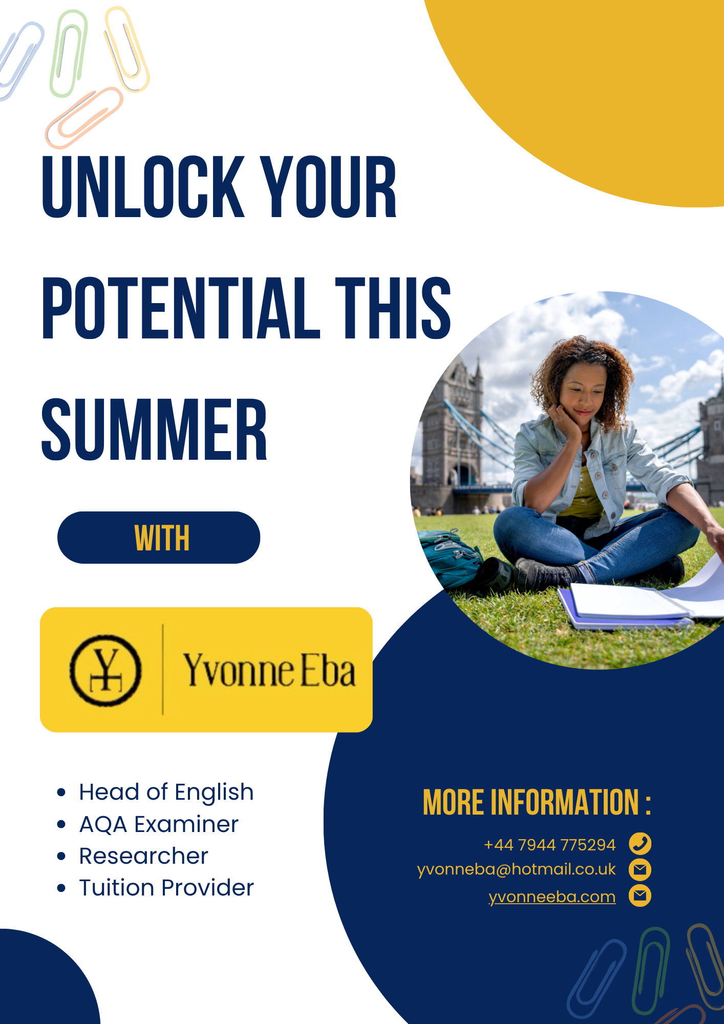 Unlock your potential this summer with Yvonne Eba