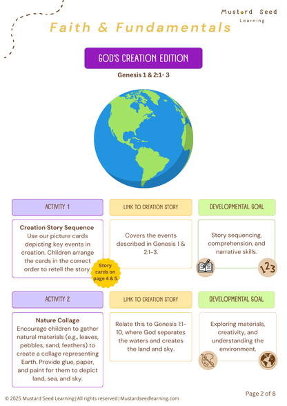 Faith & Fundamentals Creation Edition