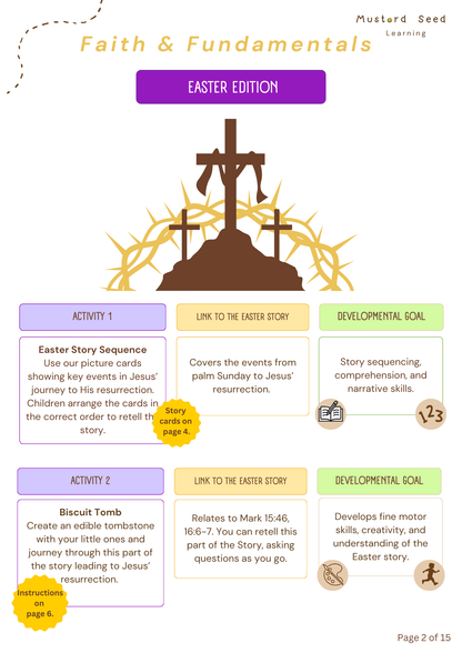 Faith & Fundamentals Activity Pack: Easter Edition