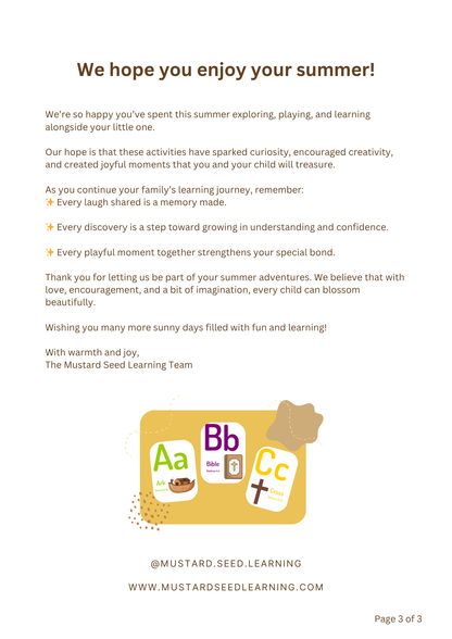 Summer Activities