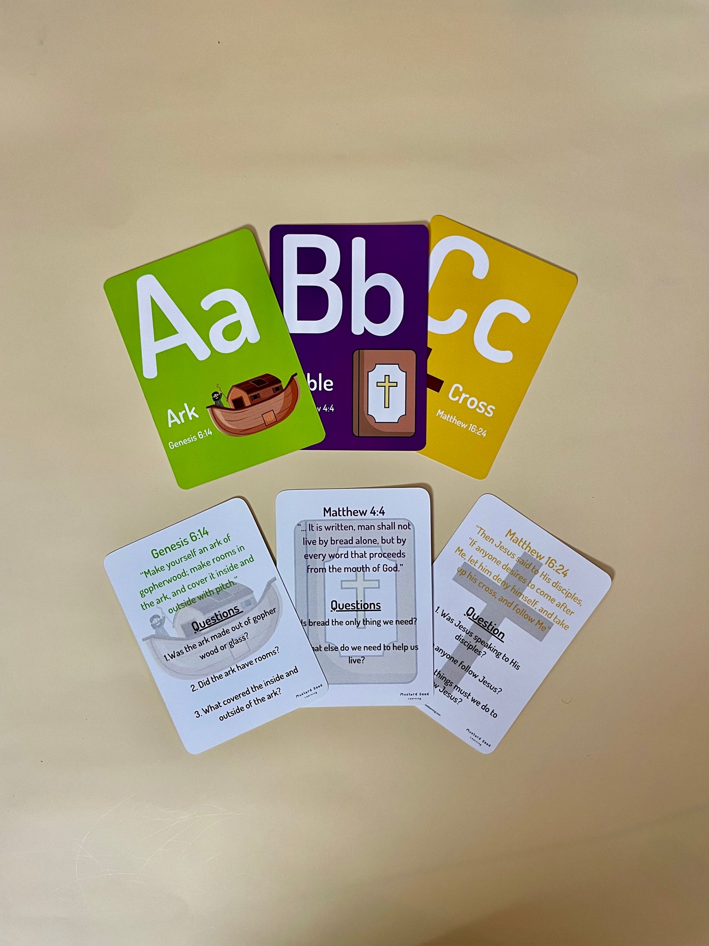 Bible Alphabet Flashcards