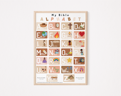 My Bible Alphabet Poster